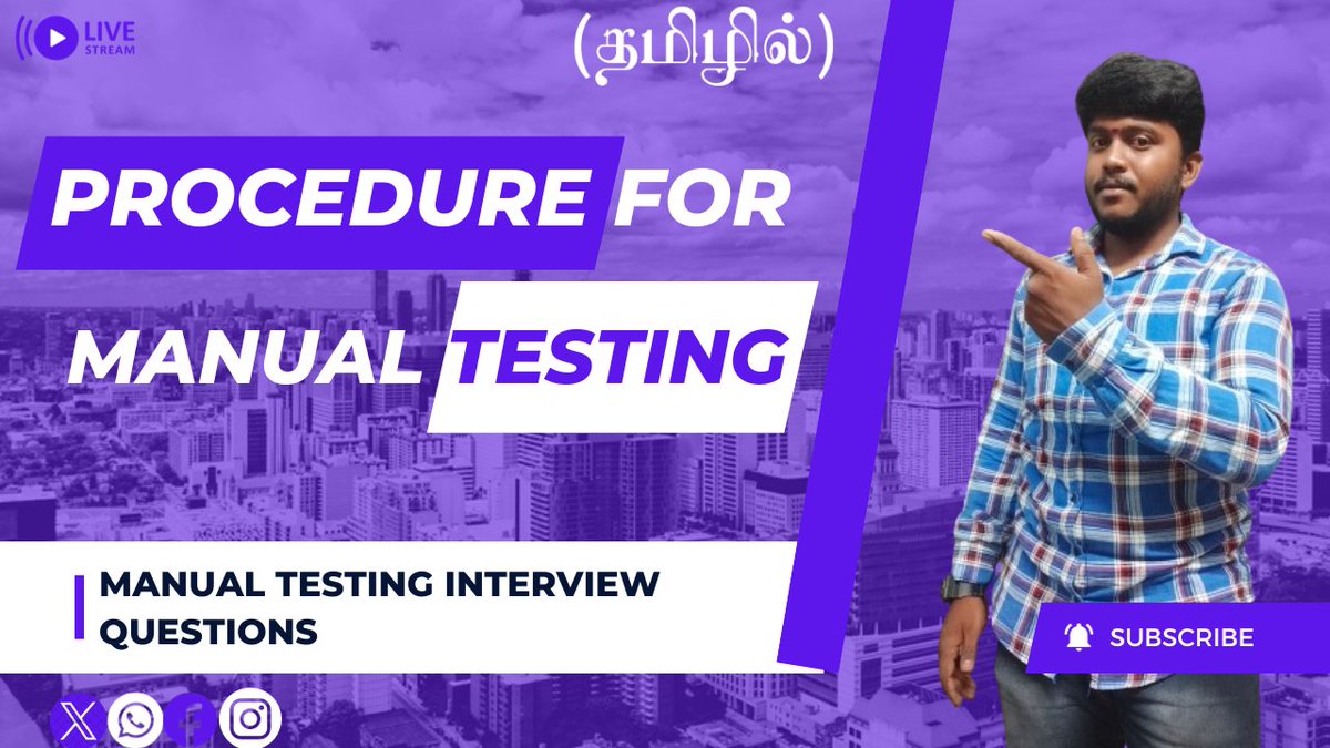 RpTechzofficial's tweet photo. This video will help you to know "Procedure For Manual Testing" also it is useful for job search guys.

#procedureformanualtesting #softwaretesting #testingmethods

https://t.co/GbowWeVJJe https://t.co/ywqSBflaNP