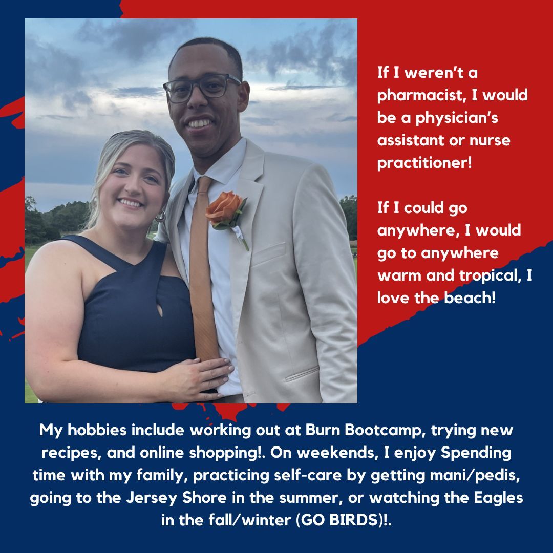 Continuing on with our PGY-2 Residents, meet Alicia! She is our PGY-2 Ambulatory Care Resident. She also serves as our Chief Resident and founder of our Residency Wellness Committee, which ensures that all residents and preceptors have the support they need! #TwitterRx