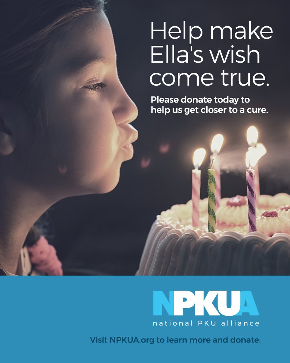 NPKUA_Info's tweet image. Donate for Ella and 17,000 others who have PKU. And please share our post. Let’s make GivingTuesday an amazing Tuesday. npkua.org/donate #PKU #PKUStrong #NPKUA #CurePKU #GivingTuesday #GivingTuesday2023