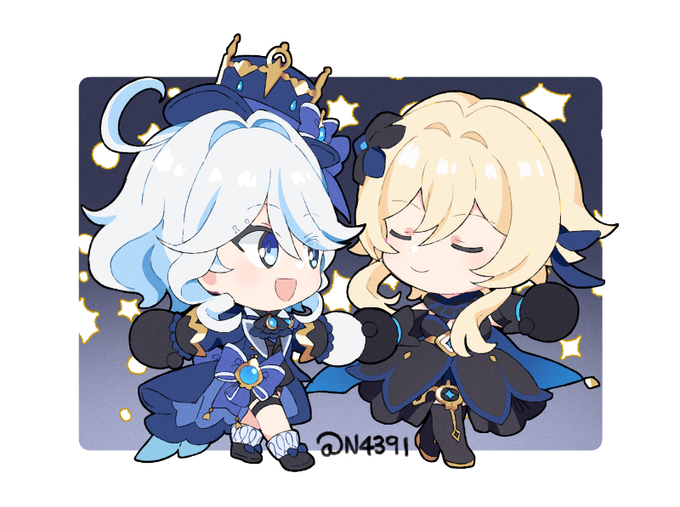 Midnight Waltz  #HoYocreators #genshinfanart #furina