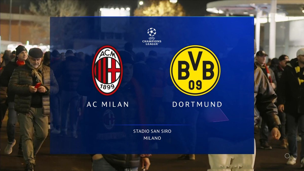 Full Match: AC Milan vs Dortmund