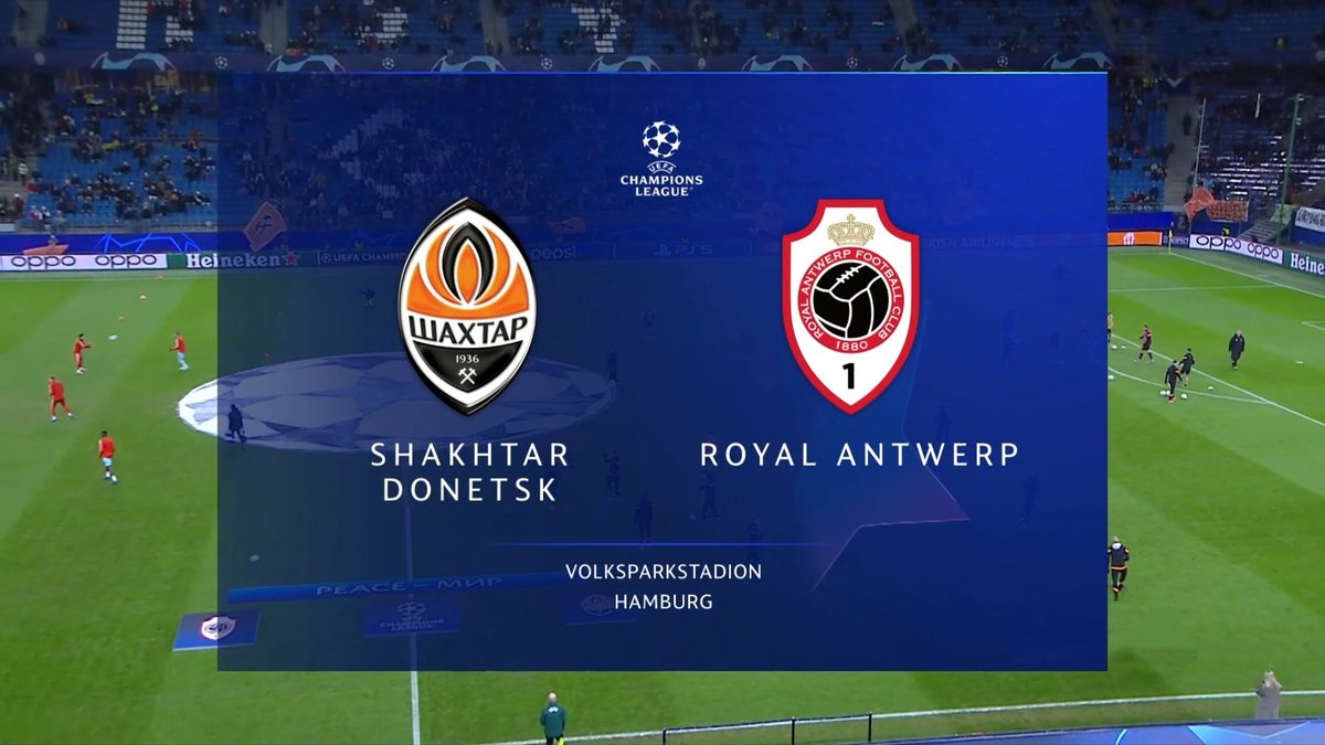 Full Match: Shakhtar Donetsk vs Royal Antwerp