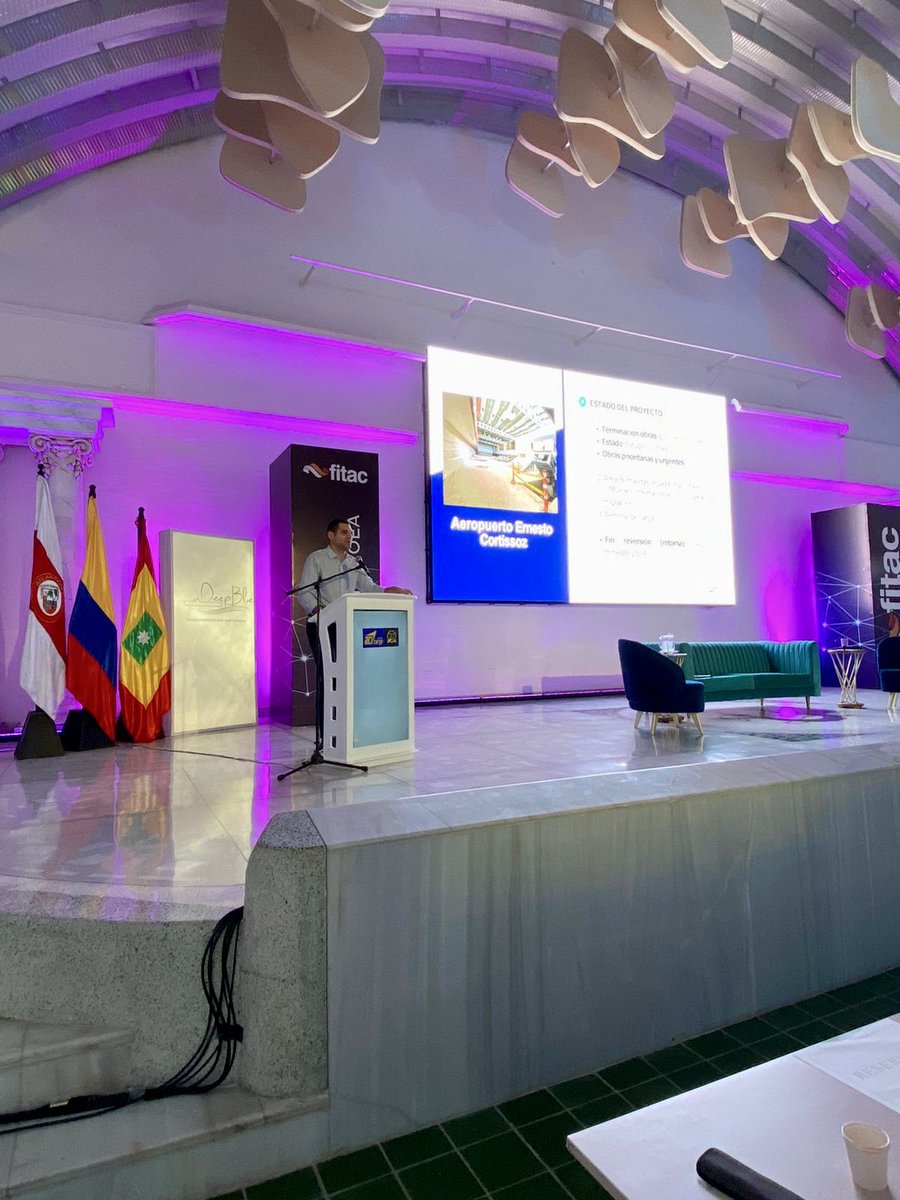 ECepedaTarud's tweet image. #Hoy | En la VIII Convención Internacional de Seguridad y Facilitación para OEA organizada por @FITACBQ. 

Presentamos los proyectos prioritarios en conectividad fluvial, aérea y vial para un comercio exterior eficiente desde la región Caribe.

📍La Perla, BAQ.