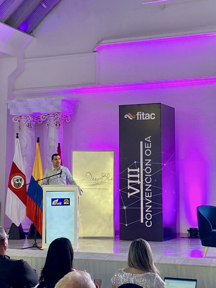 ECepedaTarud's tweet image. #Hoy | En la VIII Convención Internacional de Seguridad y Facilitación para OEA organizada por @FITACBQ. 

Presentamos los proyectos prioritarios en conectividad fluvial, aérea y vial para un comercio exterior eficiente desde la región Caribe.

📍La Perla, BAQ.