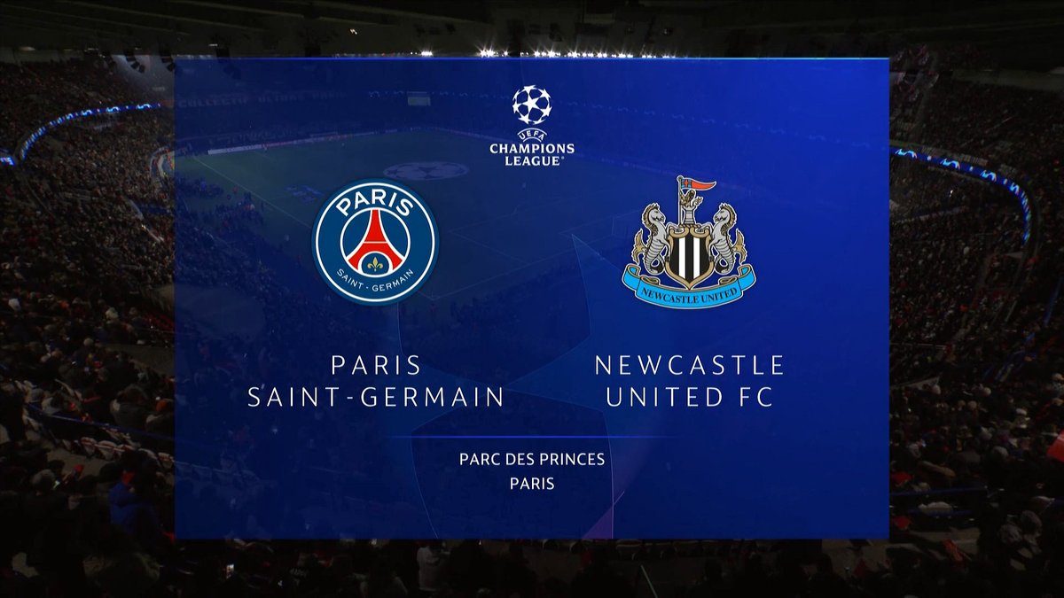 PSG vs Newcastle United Live Streaming and TV Listings, Live Scores, Videos - November 28, 2023 - Champions League