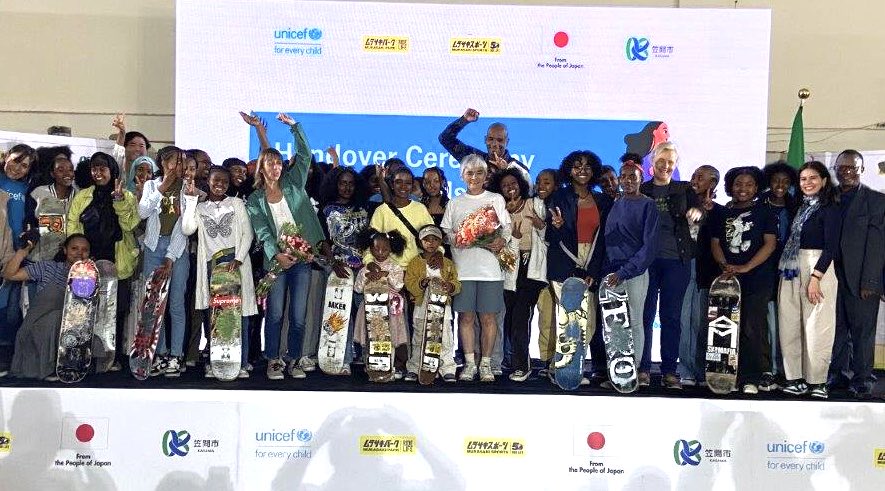 Japan In Ethiopia on X: Thanks to KasamaCity, Murasaki Sports, people of  Kasama & UNICEF, 80 used skateboards from 🇯🇵 have been donated to  Ethiopian Girl Skaters(EGS). Through the sport, girls help