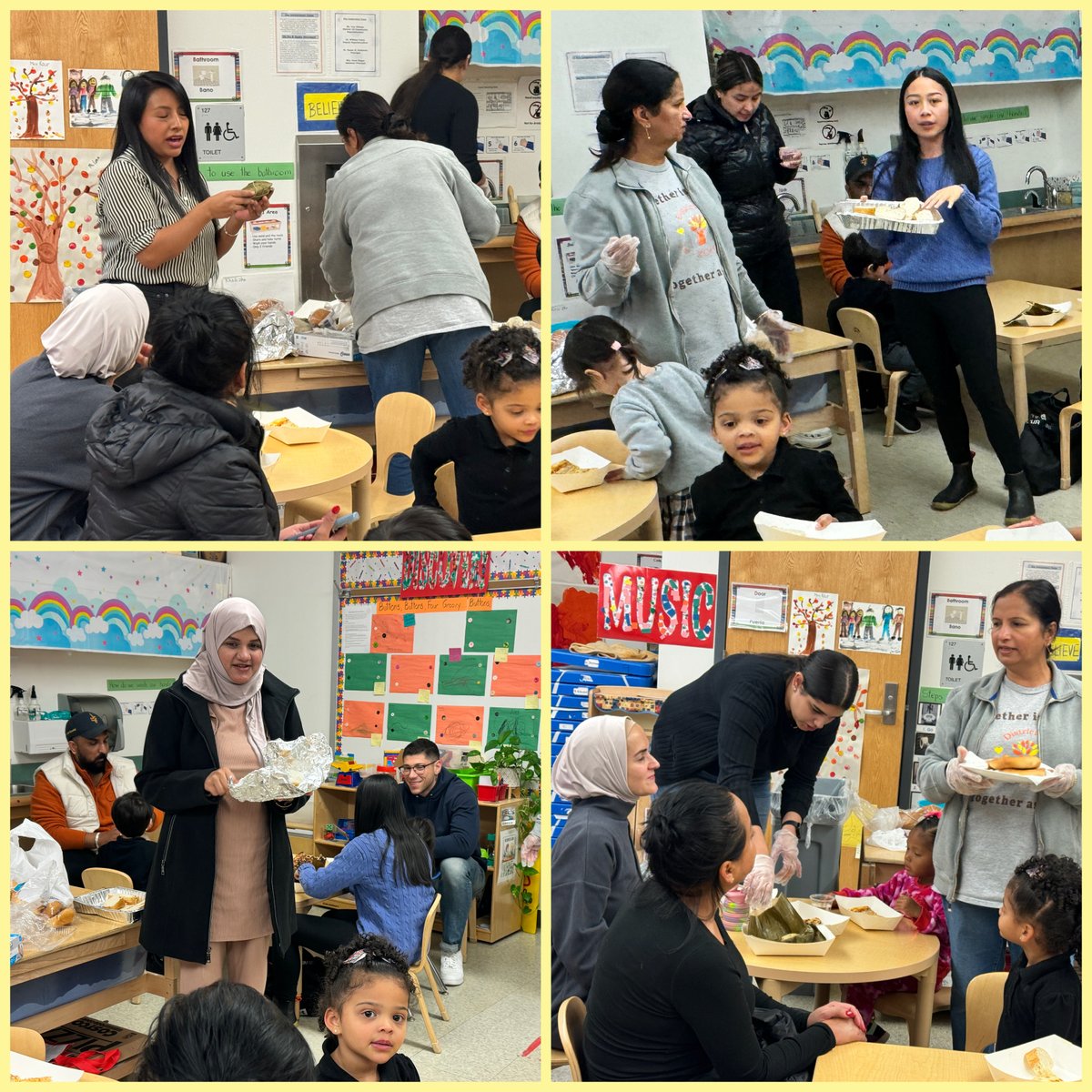 D30PreK's tweet photo. 3k Parent Engagement on bread. Families shared different types of bread from their cultures. #3kforall @SuzyGoldstein @nycdistrict30 #bread #family #community #parentengagement https://t.co/n8IXWhsNoV