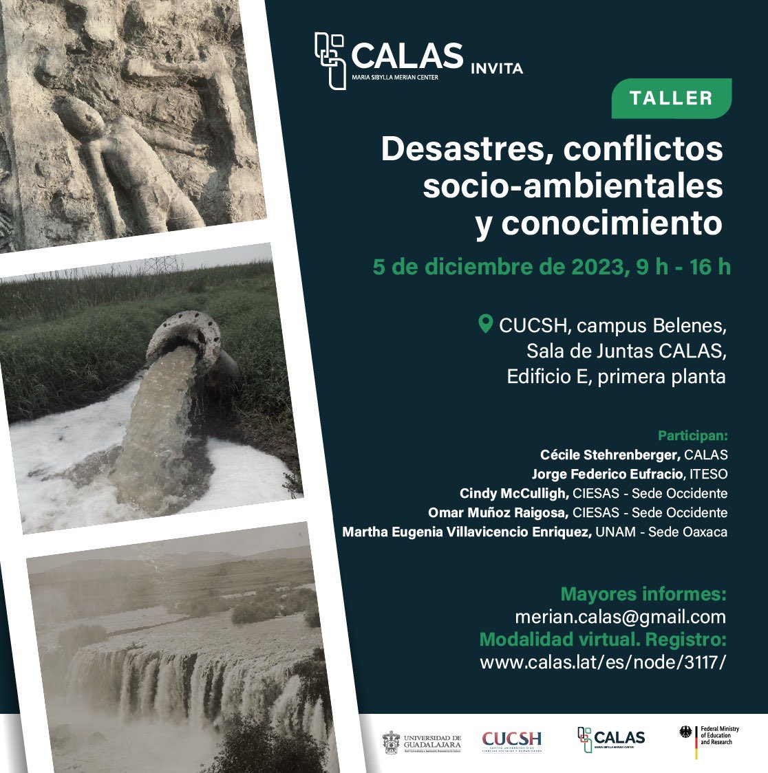 Ojalá nos puedan acompañar en este evento modulidad presencial y virtual !
#slowdisaster #desastres lentos 👇
