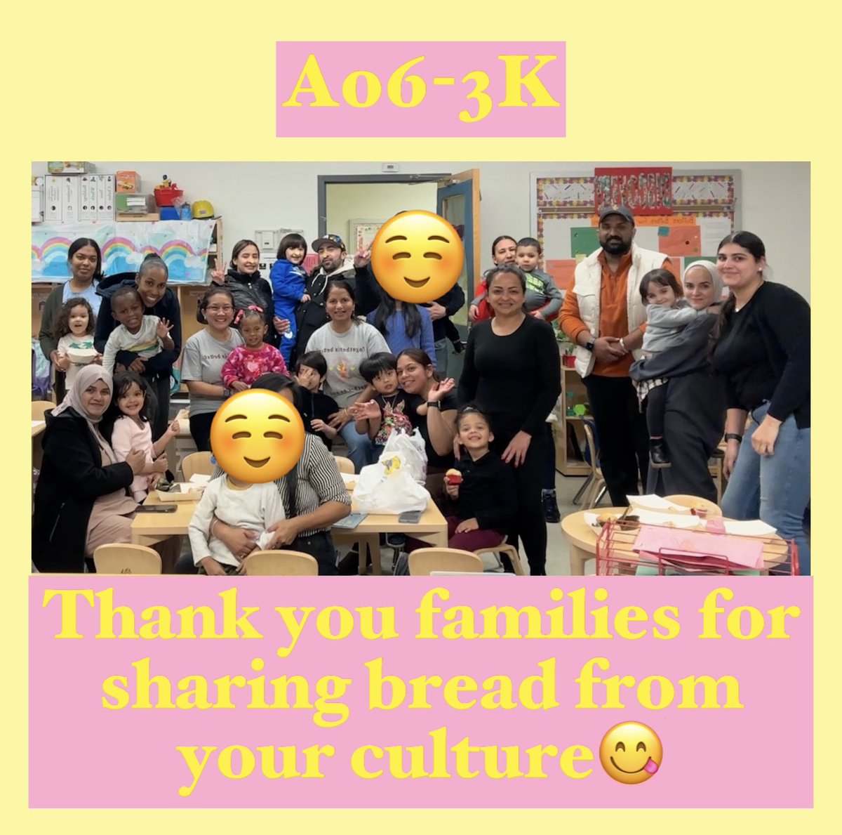 D30PreK's tweet photo. 3k Parent Engagement on bread. Families shared different types of bread from their cultures. #3kforall @SuzyGoldstein @nycdistrict30 #bread #family #community #parentengagement https://t.co/n8IXWhsNoV