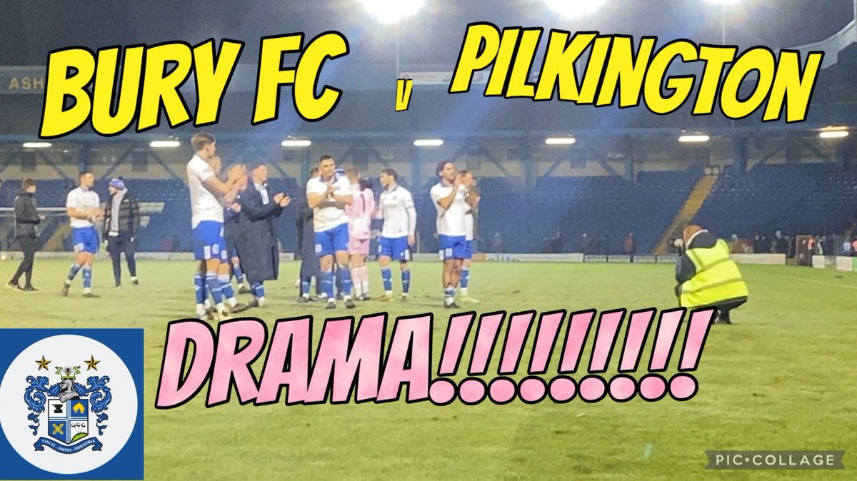 Another GREAT win for @buryfcofficial v Pilkington on a FREEZING Tuesday night! Catch my VLOG below! Hit Like and Subscribe! 

Click ⚽️ youtu.be/b_0rv7SX_Os?si…⚽️

#buryfc #shakerstogether #bury #oasaas #shakers