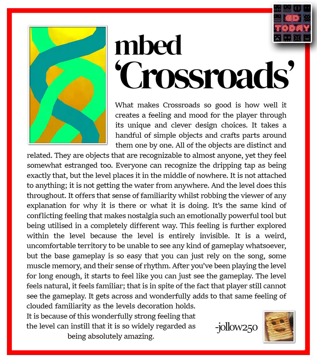 today_gd's tweet image. 88.
mbed - &apos;Crossroads&apos;