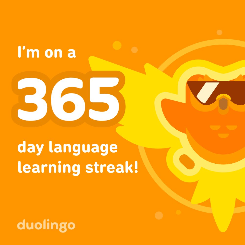 Wooo!  Pretty proud of this.   Did most of it learning German but have switched to Spanish.