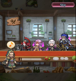 paperstuffs's tweet photo. @Schaffrillas I dunno if Fire Emblem Heroes counts but there's a Dining Hall where u can make and serve pizza to pretty much anyone, including Marth https://t.co/O0Qrkixy0s