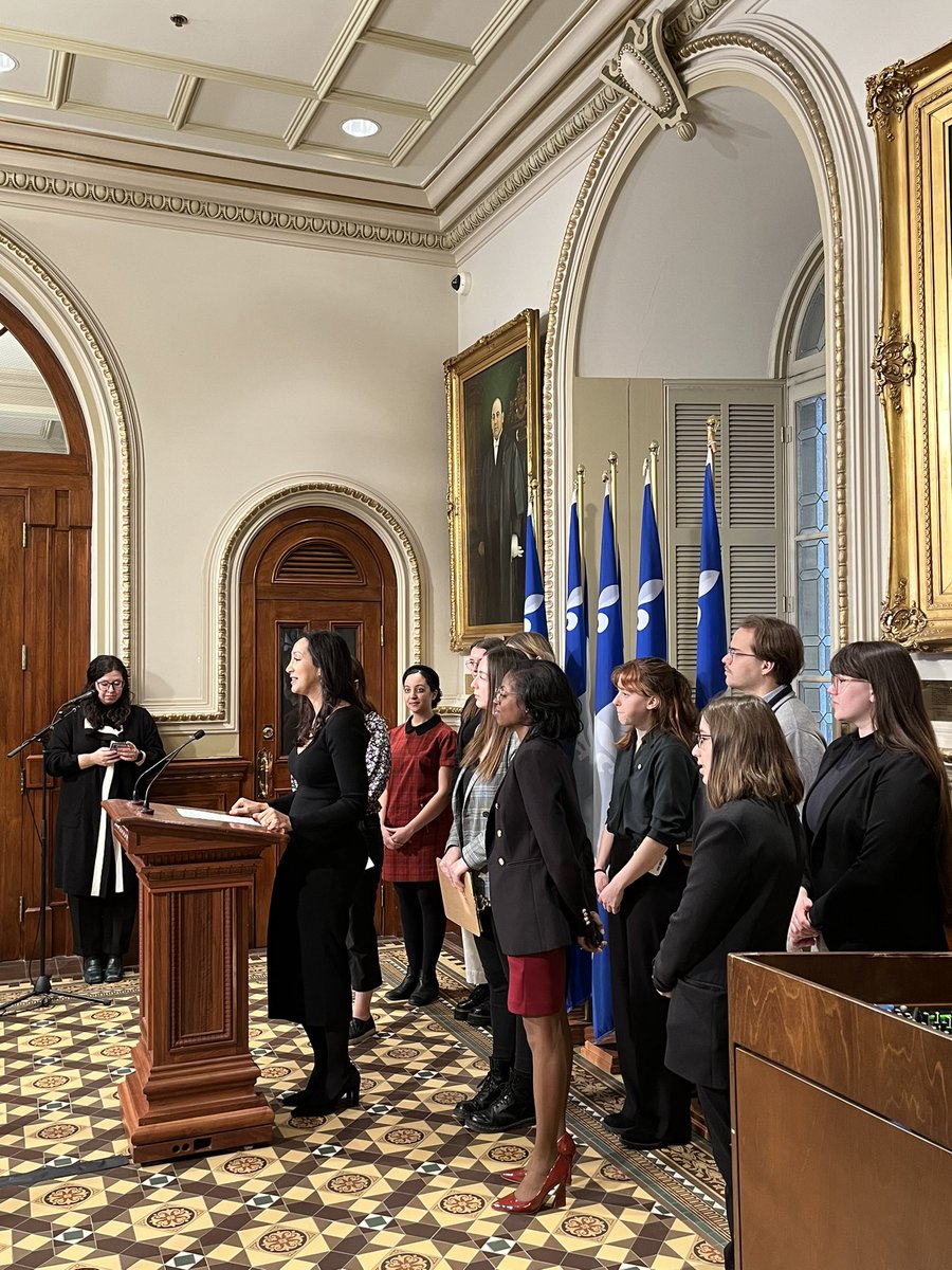 La CADEUL était présente ce matin au point de presse organisé par le <a href="/LiberalQuebec/">Parti libéral du Québec</a> pour demander au gouvernement de reculer sur la hausse des frais de scolarité imposée aux étudiantes et étudiants hors Québec. #enseignementsuperieur