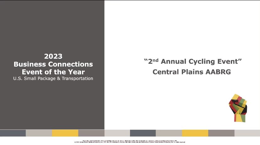 UPS Business Connection BRG Event of the Year goes to Central Plains AABRG: This recognition is awesome. Check out the video and see why 😊 youtu.be/BcfGb5HCnRw?fe… @CPAABRG @CP_UPSers @HRGalindoUPSers @CraigW9880 @jzz1mcm_maria @NinjaCPRecruits