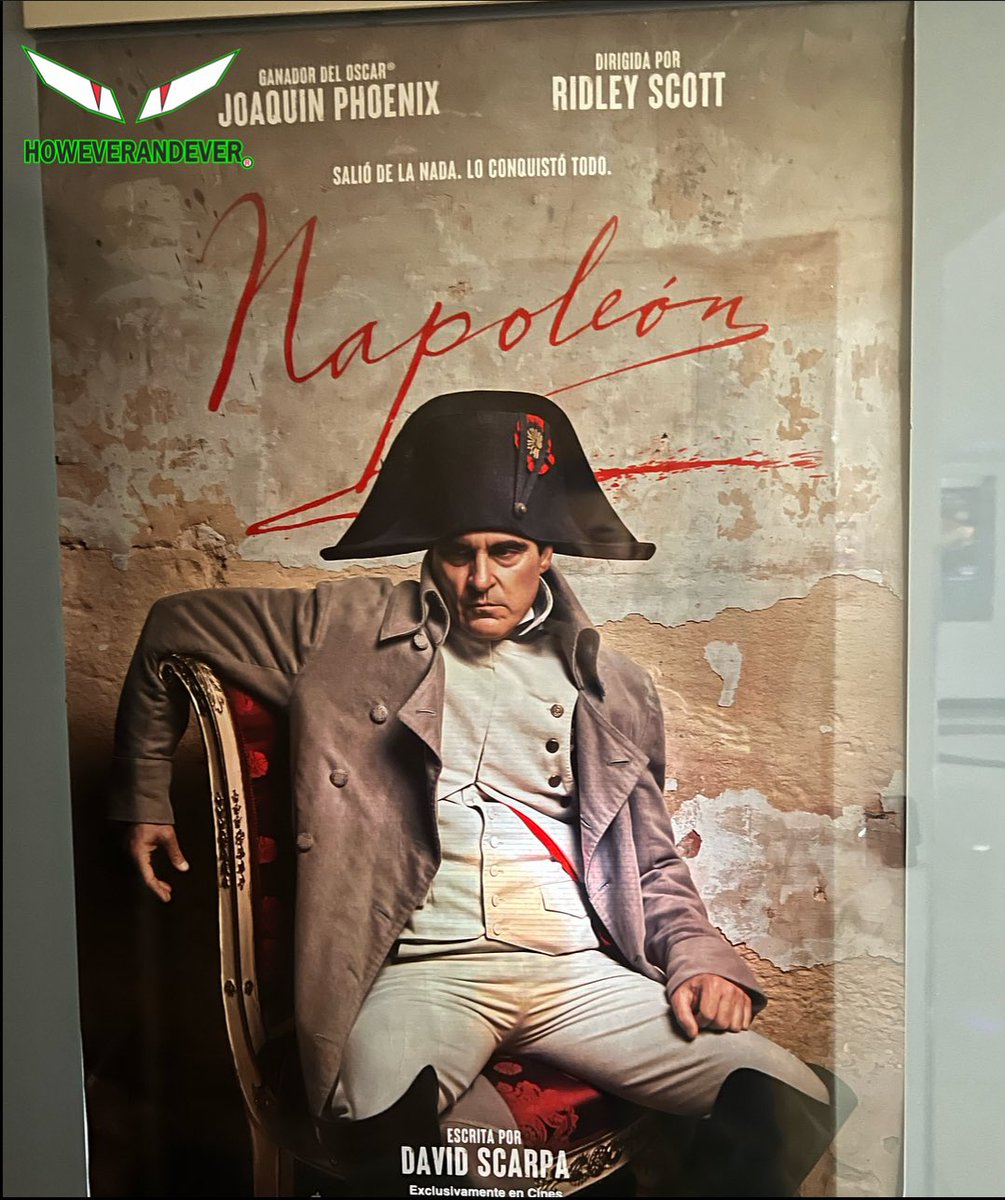 Howeverandever's tweet photo. NAPOLEÓN ES UNA GRAN PELÍCULA VOS!
#howeverandever #doctormarroquin #youtuber #salvadoreño #argentino #cinepolis #cinepolisvip #napoleon #napoleonpelicula #napoleonmovie https://t.co/BgJBtk6Ylr