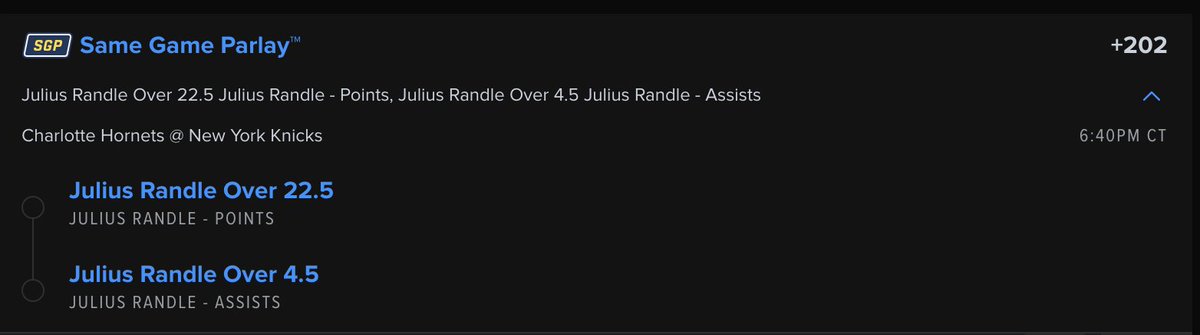 SharpPicks2's tweet image. NBA 11/28 Player Props

I play each of these straight with the SGP's.

+202 SGP Parlay (CHA/NYK) 
+453 SGP Parlay (TOR/Nets)

Straight Props
Trae Young 2+ Steals
Derrick White o2.5 3's +104
Ruber Gobert O12.5 +106
D. Sabonis o6.5 Assists -130

#gamblingtwitter
#GamblingX