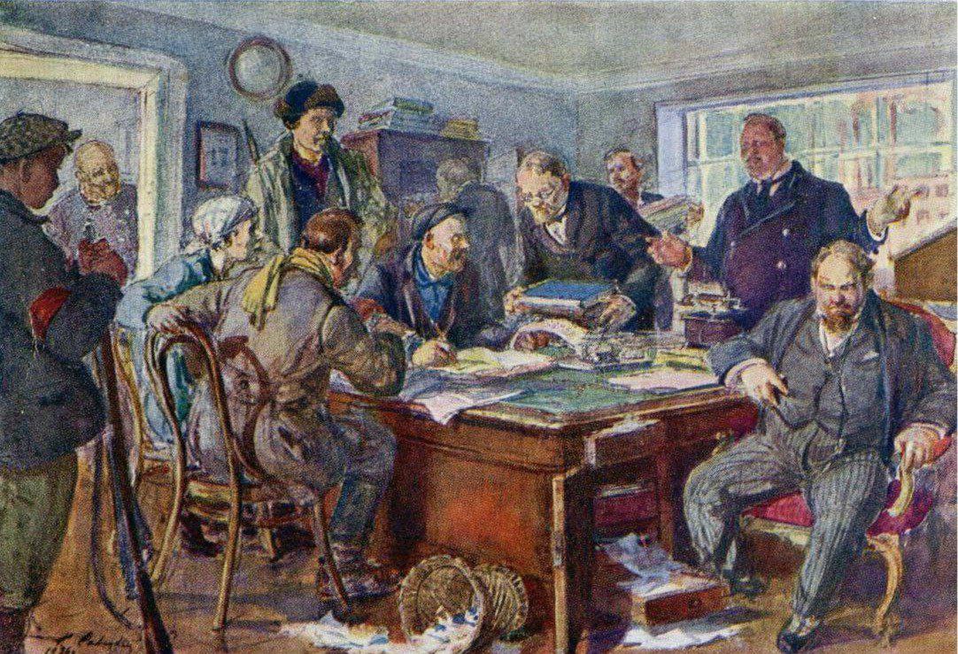 CristoGonza88's tweet photo. #RSFS 106 años, el de 1917, el Comité Ejecutivo Central Panruso adoptó un reglamento sobre el control obrero.
Cuyo documento era la conservación y compra-venta de los productos y materias prima, el control obrero lo ejerce los obreros de todas las empresas.
#PorLaUnidadComunista https://t.co/Rq7JIeVe10