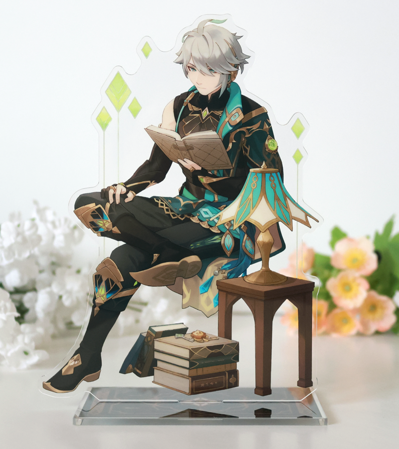 ✨ STANDEE GIVEAWAY ✨

My shop is back up and standees are now available! I don't have many of the big ones left so preorders will open if/when they run out. I'm also giving away 1 standee (winner's choice)! #kaveh #alhaitham

🏛️ Follow + RT to enter!
🌱 More info + link below