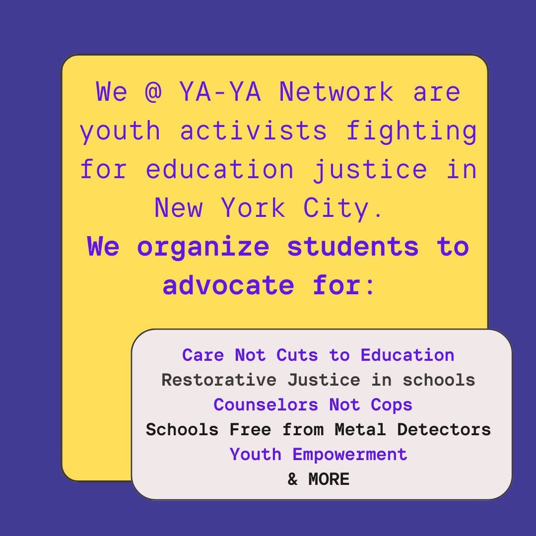 Can you give $5 monthly to sustain the young organizers working tirelessly to protect our schools, libraries, and youth services? This critical support will help us stop Mayor Adams' plan to cut $1 billion from our schools. actionnetwork.org/fundraising/su…