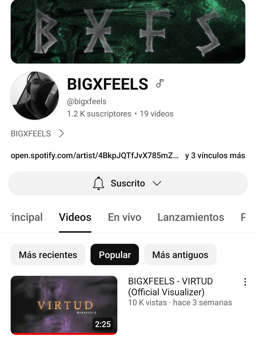 Primer cancion con 10k!
Gracias por el apoyo 🤯🫡
youtu.be/VxjJPA9HlTU?si… ayudame con tu sucripcion!