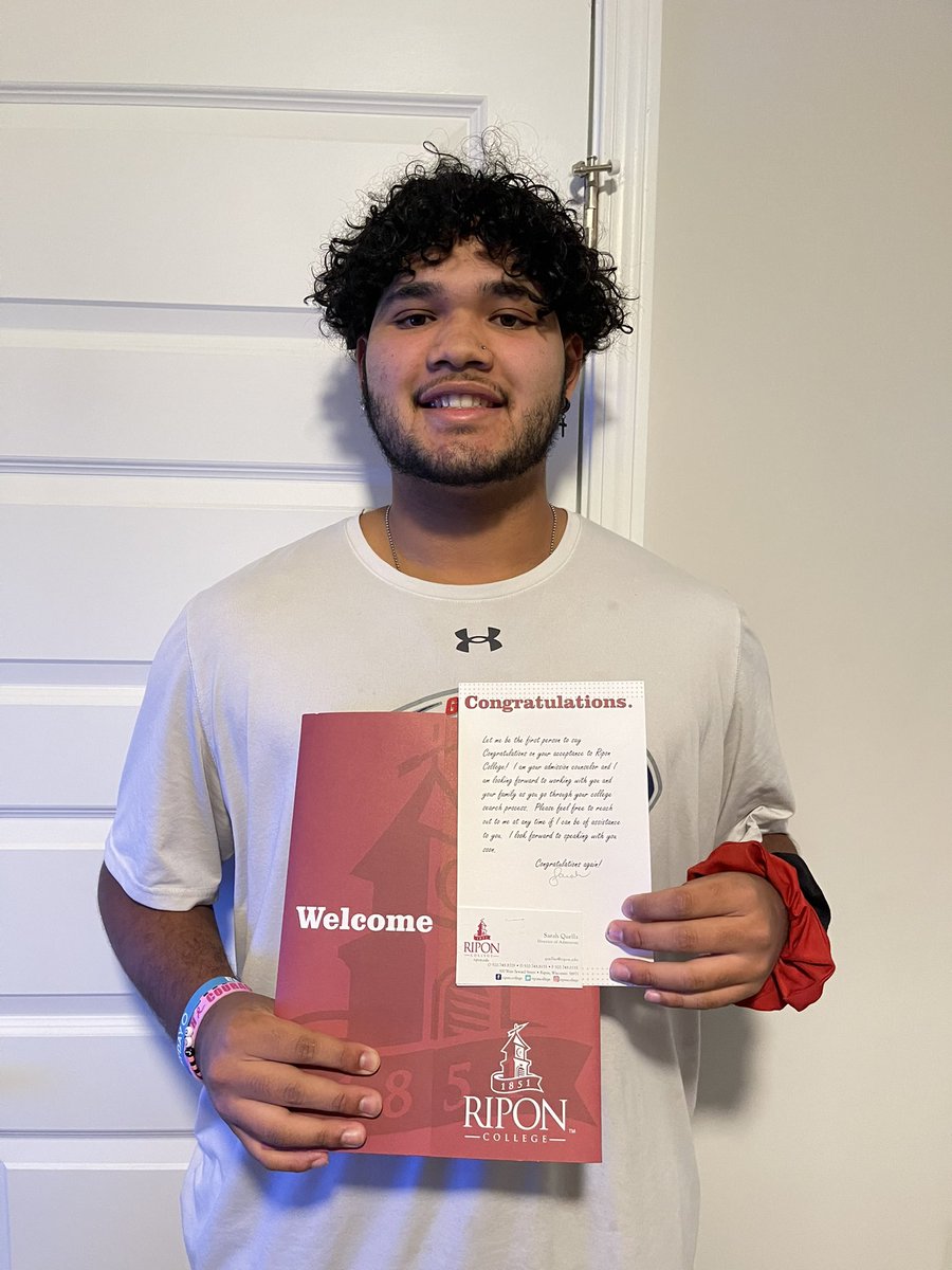 My third acceptance to Ripon College. I might be with my older brother 👀.