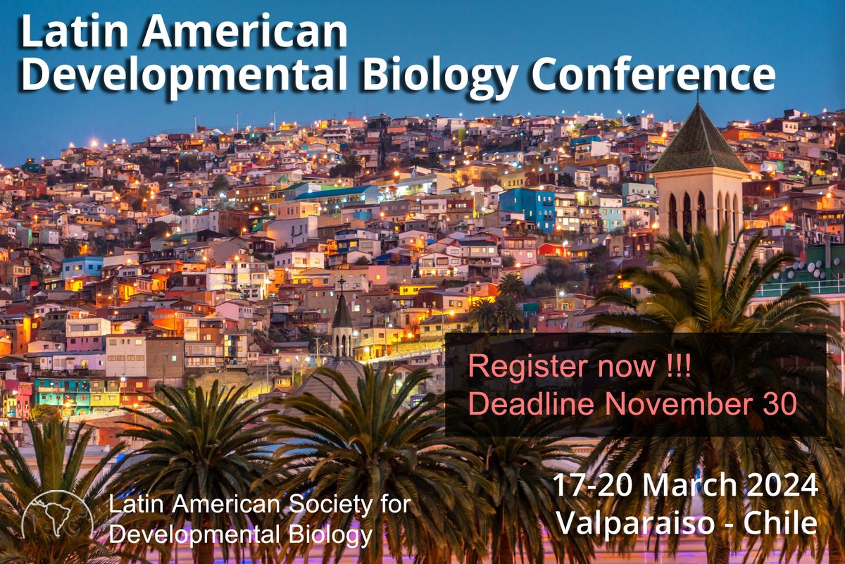 Discover the magic where science merges with the serenity of Valparaíso's coast! Latin American Developmental Biology Conference, featuring distinguished speakers, unparalleled networking and scholarships to be a part of this extraordinary event! meetings.embo.org/event/24-dev-b…