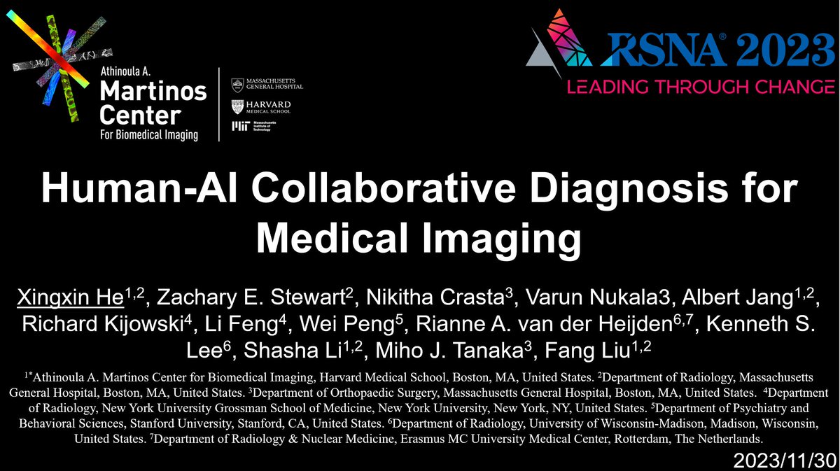 👉Want to see tremendous new potentials of #AI #LLM in Radiology. Introducing RadGPT, a visual-language #GPT model for human-#AI collaborative diagnosis and interpretation of radiological images. We will present an oral talk at #RSNA2023 Thursday, 9:30 AM at N227B. (R3-SSIN07)