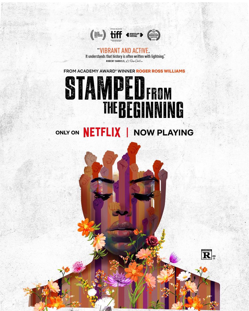 I highly recommend docu “Stamped From The Beginning” on <a href="/netflix/">Netflix</a>, based on <a href="/ibramxk/">Ibram X. Kendi</a> brilliant book.  Not only is it an important work, but a beautiful, artistic one brimming with black excellence: great poetry, visual art &amp; visuals that are art…and the music is superb.