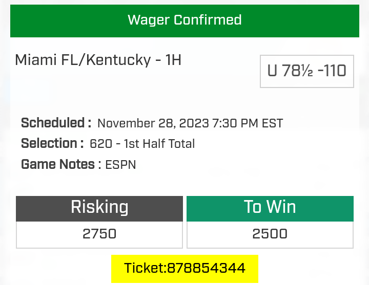 MexicoJoeSports's tweet photo. OOOOOH CHILDREN‼️‼️‼️‼️
MIA/KENTUCKY FH UN 78.5: -110
#TEAMJW https://t.co/iJICungOpi