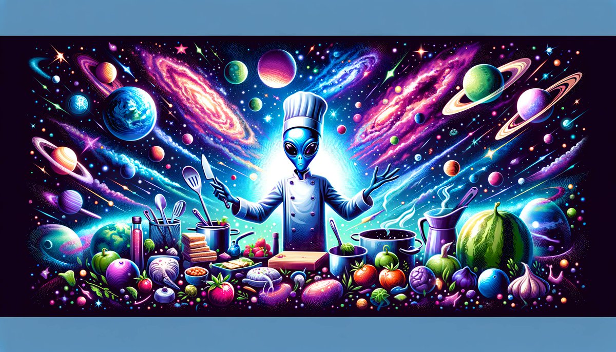 jimboslicer69's tweet photo. 🚨 NFT Drop Announcement🚨

🎁GIVEAWAY INSTRUCTIONS AT END OF TWEET🎁

🎨 101 Alien Created/Human Inspired Gourmet Food NFTs go ON SALE at 4:20PM PST (less than 1 hour)

🎉 Galactic Gourmet is a @FlowPartyFavorz collection on @flow_blockchain and my 2nd solo NFT drop! 

PURCHASE HERE --> https://t.co/Y6z9QhmDVW

👻 Don't forget that Midnight Munchies SOLD OUT in 10 hours!

✅For ONLY 6.9 $flow you can own a piece of incredible artwork.

ONE lucky winner will get 50 $flow by minting the rarity of YUMMIEST 👀🎁

🚨GIVEAWAY ALERT🚨
✅ RT + Reply with WHICH food item YOU think has the YUMMIEST rarity!
🎁 A RARE @NBATopShot + @NFLALLDAY moment FROM ME + 20 $flow 
⏰ 24 hours and 20 mins