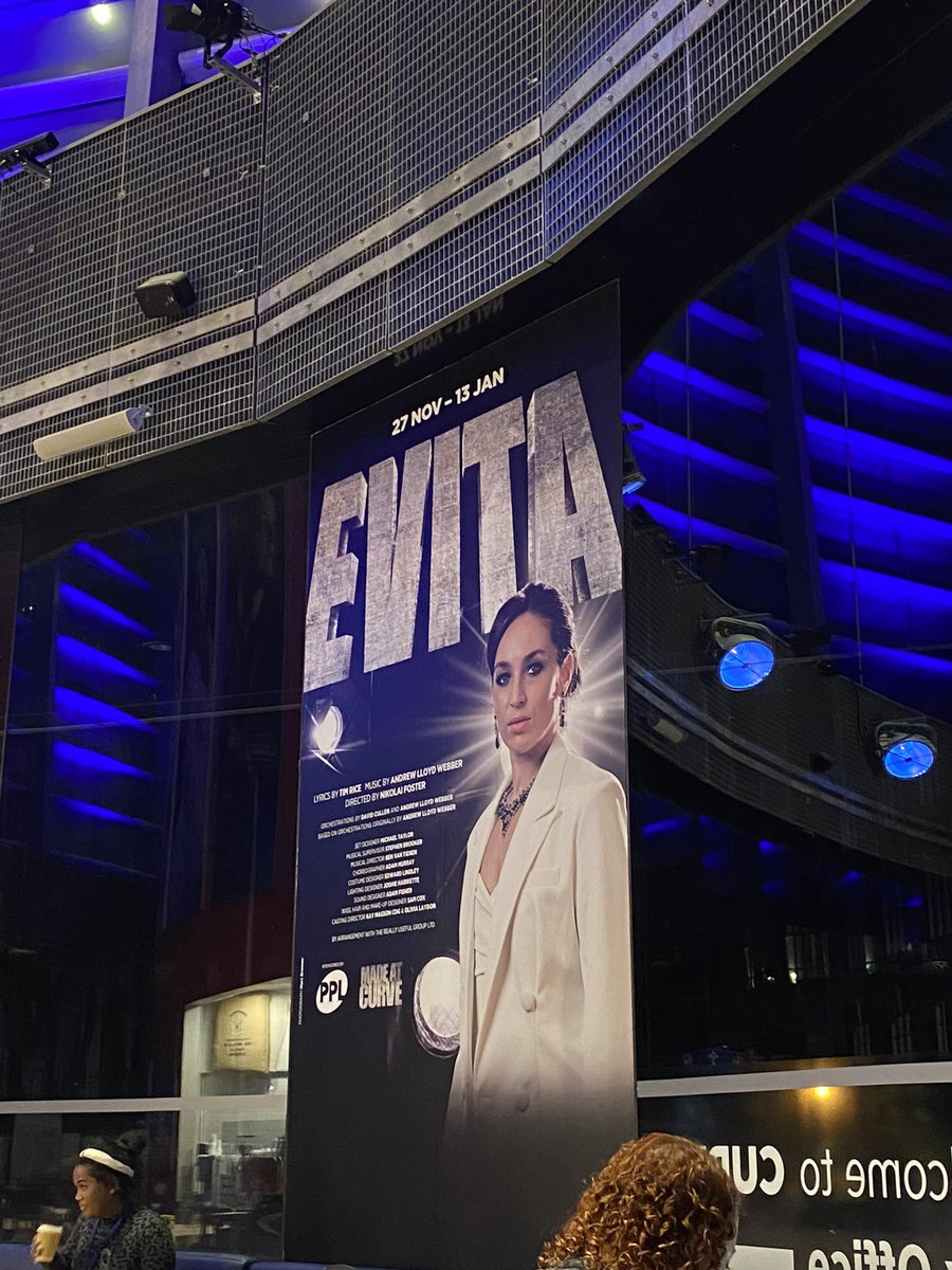 Wonderful performance @CurveLeicester of #Evita great accessibility of venue @EuansGuide @VisitLeicester