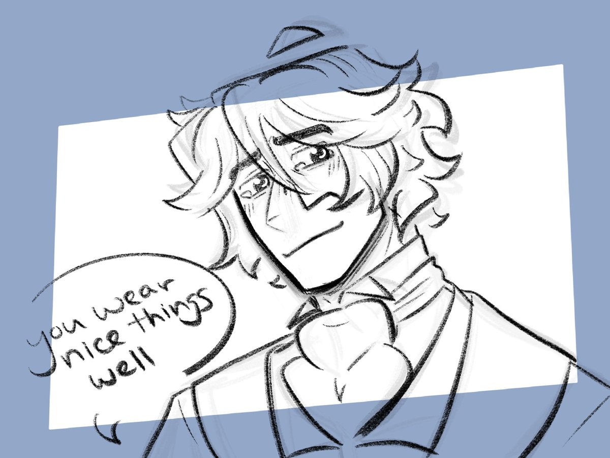 Tumblr Request: I’d love to how Norton would react to wearing fancy clothes for the first time, and then showing Alice ^^
Me: Absolutely Absolutely YES YES YEEESSSSS 🥹👏👏👏 (breaking his back trying to see in that little mirror lol)
#nortalice