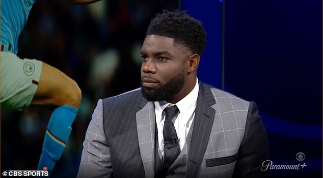 atletiuniverse's tweet photo. 🎙️| Micah Richards: "I'm going to talk about Atletico. They do it again. They absolutely do it again. How many times have we talked about Atletico, the defensive, and we talked about Morata, and they switch. But they just get the job done. It's not always pretty, but who cares? Football is not just about attacking football. There's different ways you can get results, and they continue to do it. 11 points, top of the group, alongside Lazio as well. They've done it again. That man Griezmann. What a player he is."