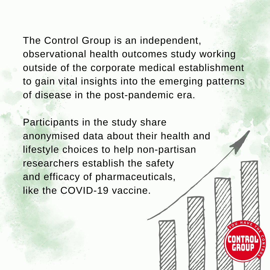 ControlGroupHQ's tweet image. WHO IS THE CONTROL GROUP?

The Control Group is an independent, observational health outcomes study working outside of the corporate medical establishment to gain vital insights into the emerging patterns of disease in the post-pandemic era.

Participants in the study share…