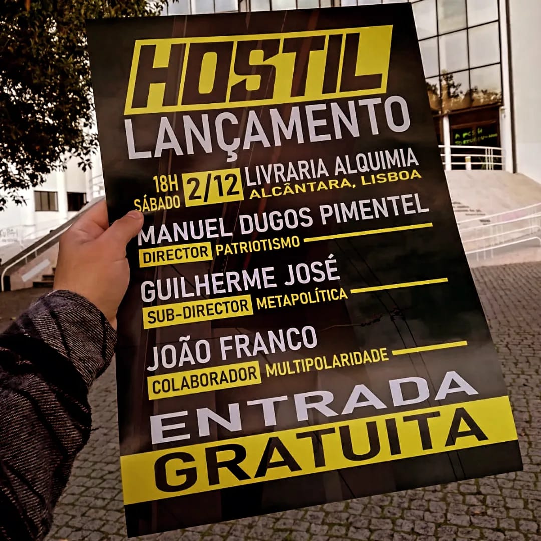 hostilpt's tweet photo. Hoje foram hostilizadas 3 faculdades: FCSH-NOVA, Técnico e FDUL.
⚡️🟨⬛️
#fdul #fcsh #nova #ulisboa #técnico #academia #universidade #hostil #acçãohostil #acção #patriotismo #metapolitica #multipolaridade #multipolar https://t.co/LumY6VKpsJ