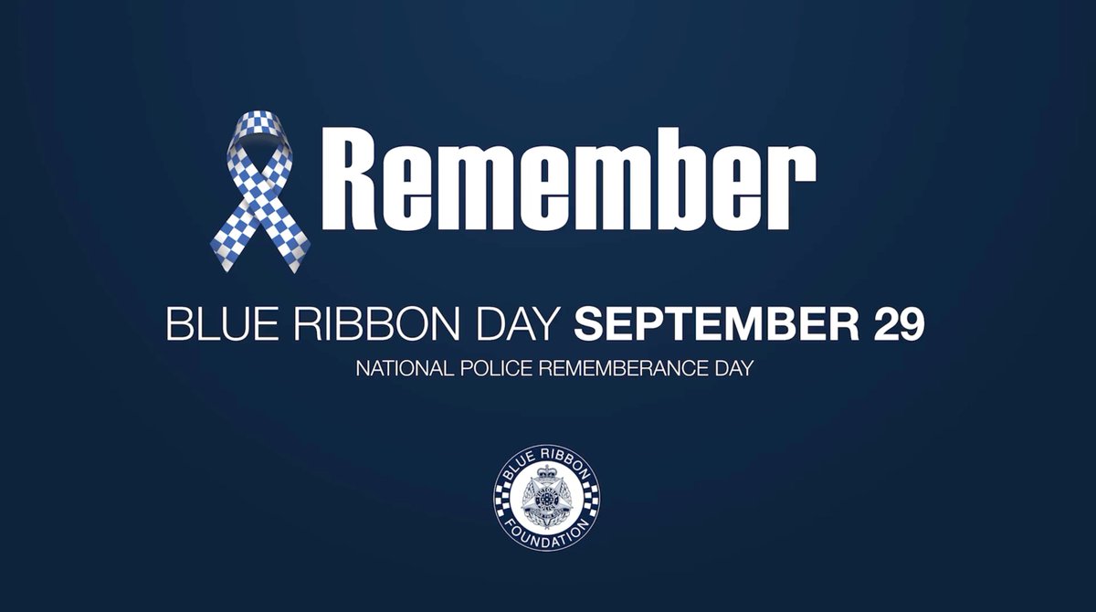 #BlueRibbonDay #NationalRememberanceDay

Today  is a chance for the community to say thank you to those who protect & serve our community & ensure that those who have fallen are never  forgotten.