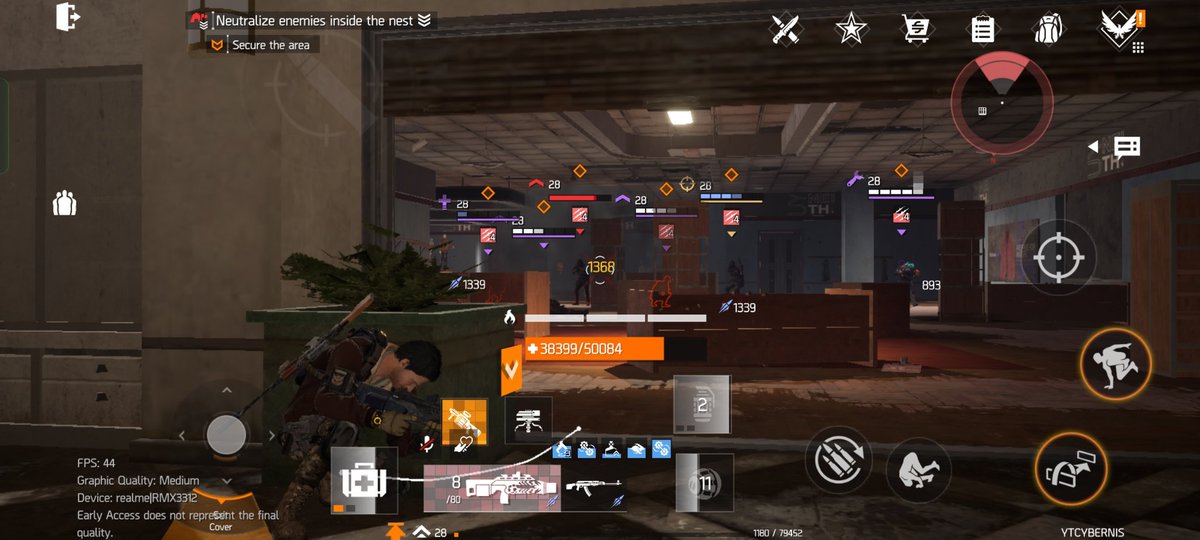 CYBERNISPLAYSYT's tweet image. I'm sticking with Demolitionist💯 💥 so far I had a great experience with it in PVE #TheDivisionResurgence #ubisoftmobile #thedivisionmobile