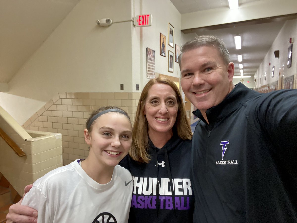 Can’t believe my little Naomi is starting her first JV game tonight.  Super proud of #14.  

#GoThunder