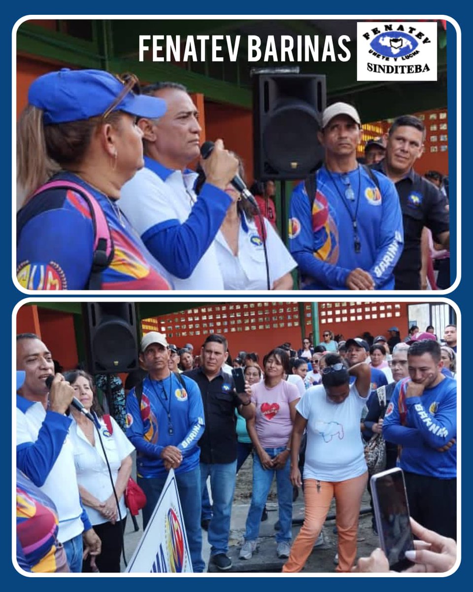 Hoy los docentes con gran convicción y firmeza se plantaron en la Zona Educativa de Barinas exponiendo una vez más sus grandes penurias y necesidades ante un patrono sordo, ciego y mudo en el clamor docente.