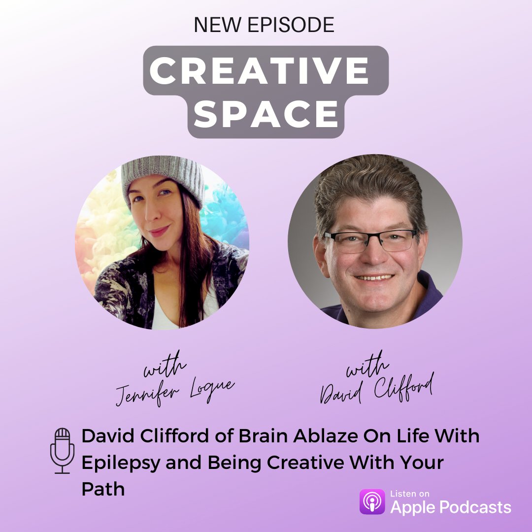 On this episode of Creative Space, in honor of #EpilepsyAwarenessMonth, we chat with David Clifford—software engineer, epilepsy warrior and founder of @BrainAblaze, a website and podcast dedicated to people living with epilepsy. 💜✨ 

bit.ly/3N3YICq