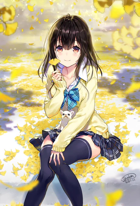 出遅れましたが #いいニーハイの日 