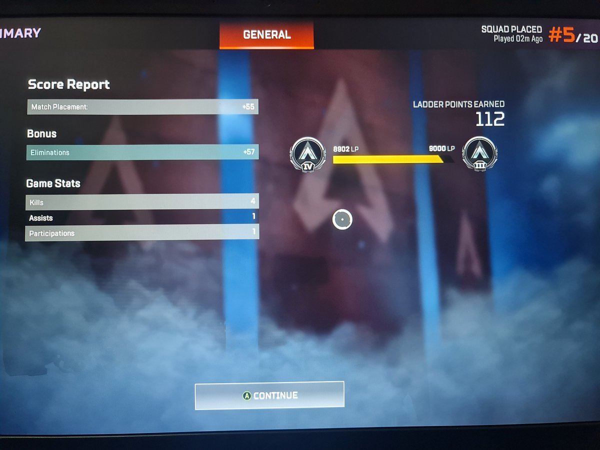 njahanm's tweet photo. 112 LP gained for 5th place with 4kills, 4 revives and 731 dmg. Cool no problem. But my duo has the same placement, with only 1 kill and less dmg but gets 144LP and they are Silver III @PlayApex how is this fair? https://t.co/GkNXI83KGv
