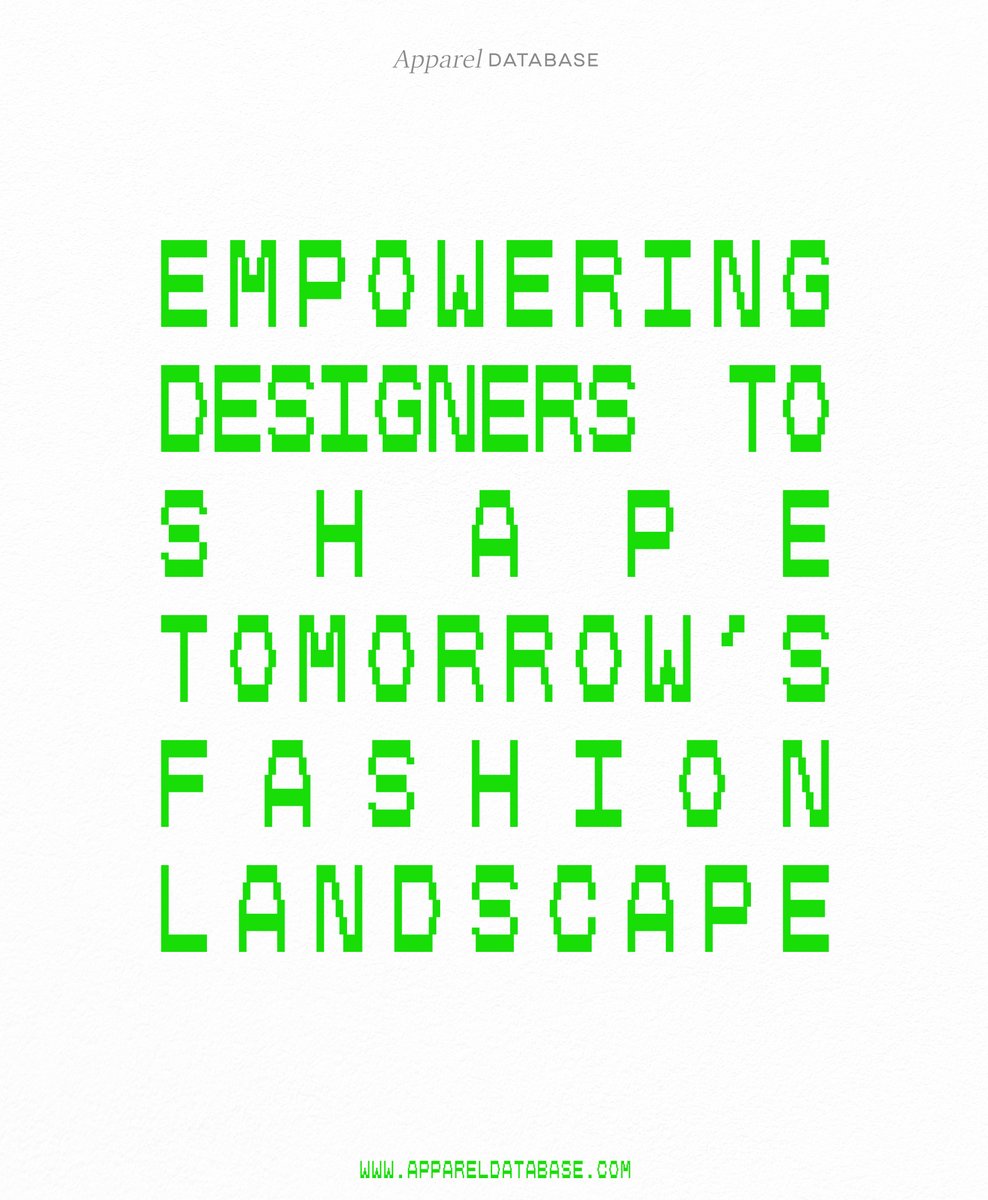 ApparelDatabase's tweet image. OUR MISSION AT APPAREL DATABASE.
