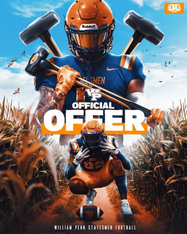 K_oliver11's tweet photo. #AGTG Blessed to receive my first offer from William Penn University @McKinneyHS_FB https://t.co/OYAAyysEjO