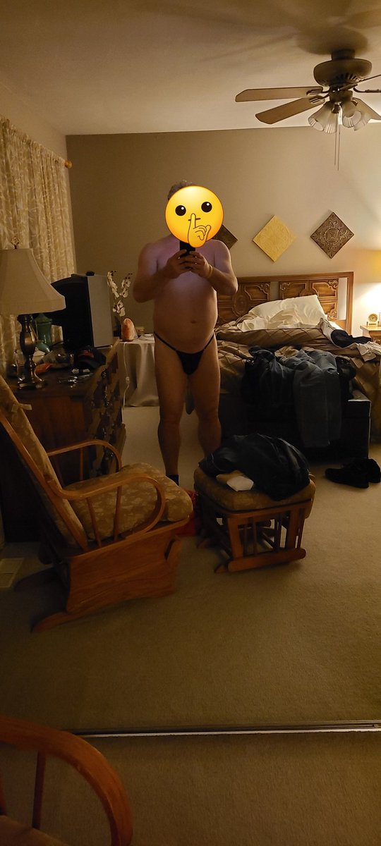 naked_man20's tweet photo. Before checking into the hotel, I stay at a family members house. Pretty nice room.....#gstring #gstringlife #blackgstring #sheer @lovelady2030 @StarkistAq @ccflight1 https://t.co/ThA7alTazO
