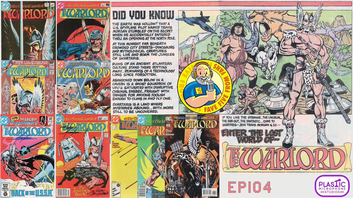 Hey @WarlordWorlds! The latest episode from Fave Five From Fans Podcast is out and this one has VIDEO! @JamieCosley joins me to discuss our Five Fave Warlord Comic Book Covers. bit.ly/ffff104