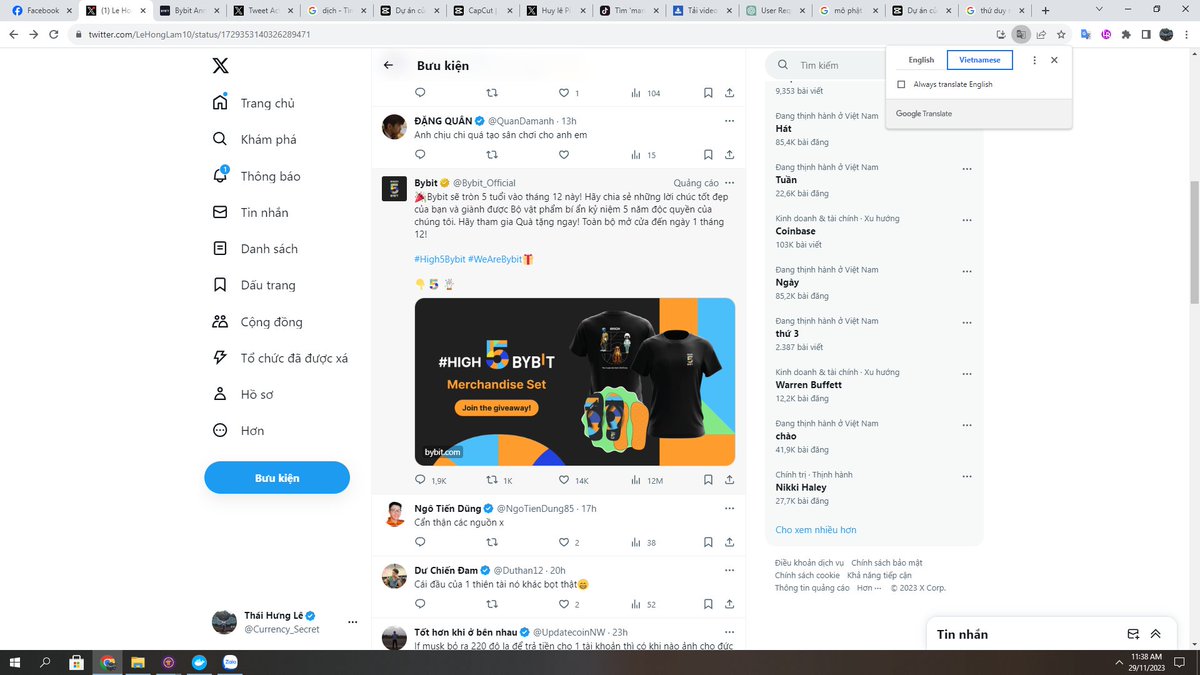 Thái Hưng Lê tweet media
