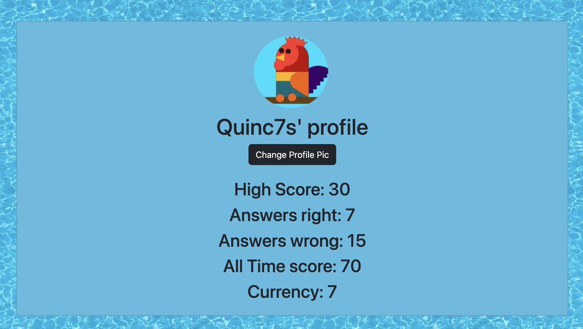 QuinCBlog's tweet image. Hey everyone please take some time out of your day to look at this post!!

I would like to share my project with the developers on X. This was a group project in which we used the skills that we learned throughout the semester to create our own ideas. We chose to create a trivia