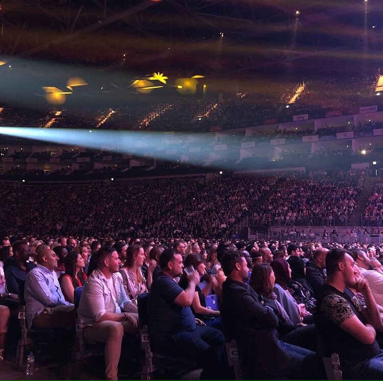 Am_Blujay's tweet image. A huge congratulations to Trevor Noah for filling up 50,000 capacity O2 Arena in London three nights in a row.